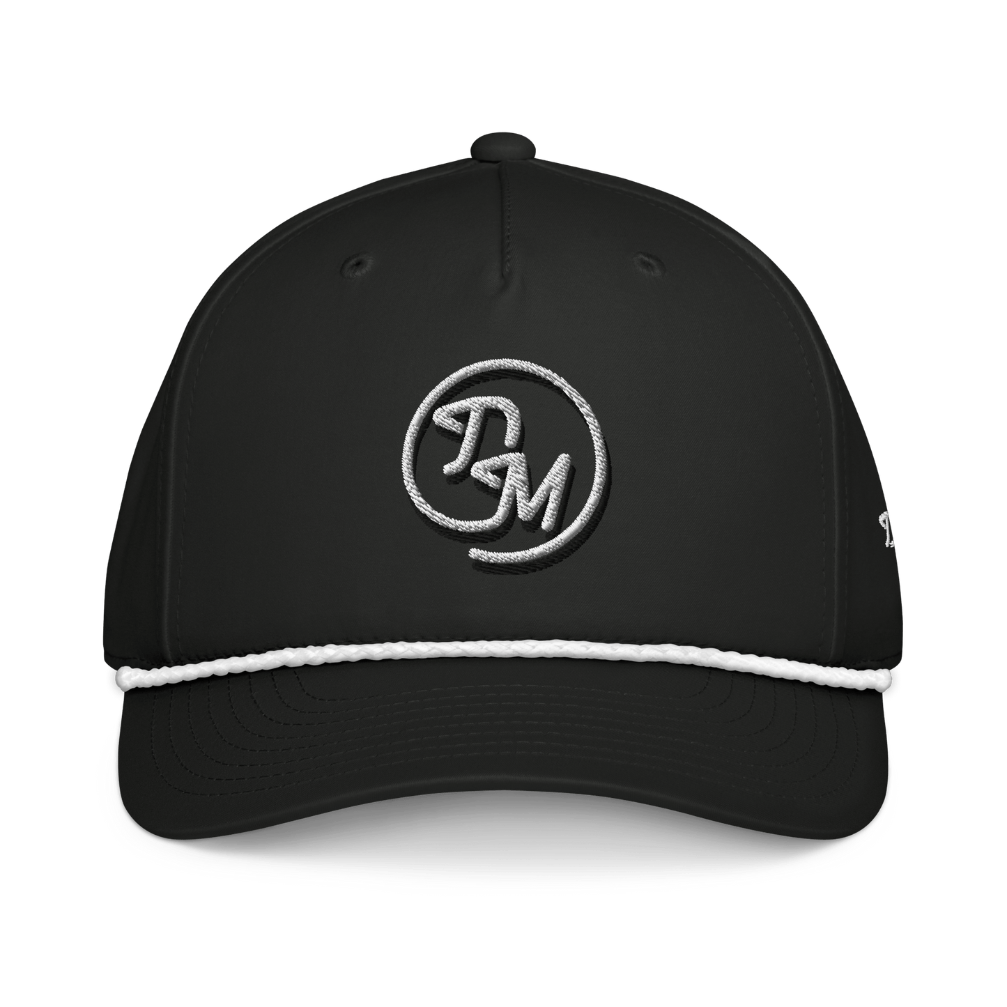 DM Logo Rope Hat - Black - The Double Mulligan