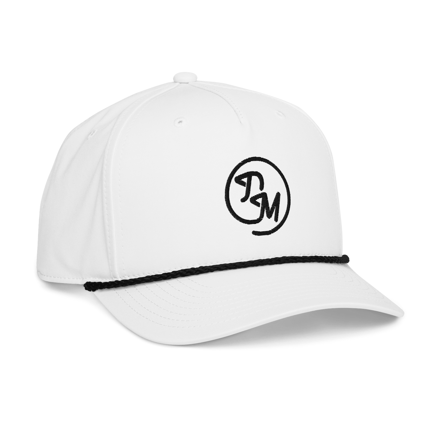 DM Logo Rope Hat - White - The Double Mulligan