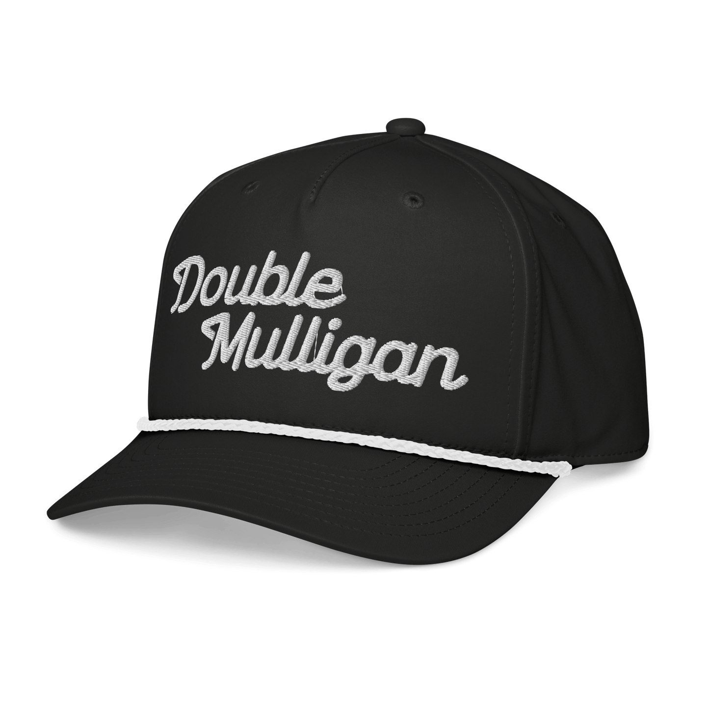 Double Mulli Rope Hat - Black - The Double Mulligan