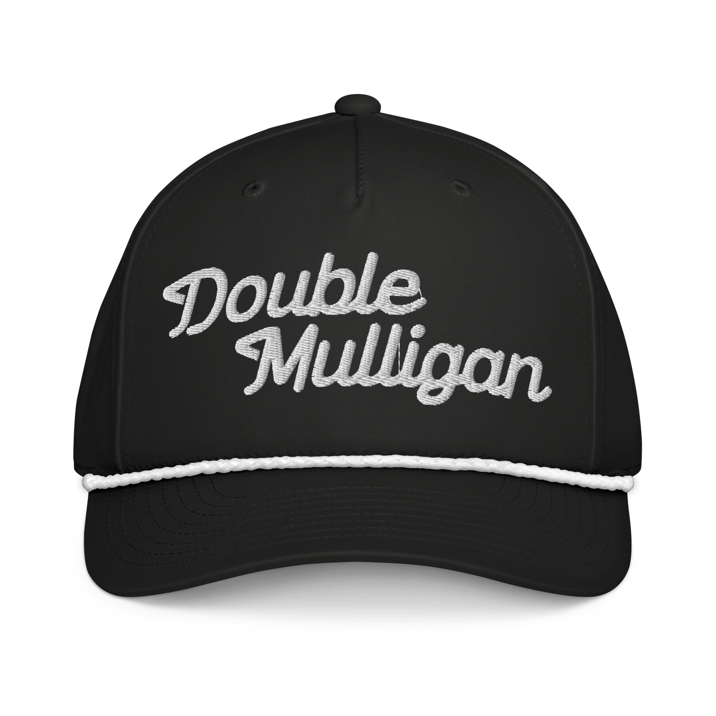 Double Mulli Rope Hat - Black - The Double Mulligan