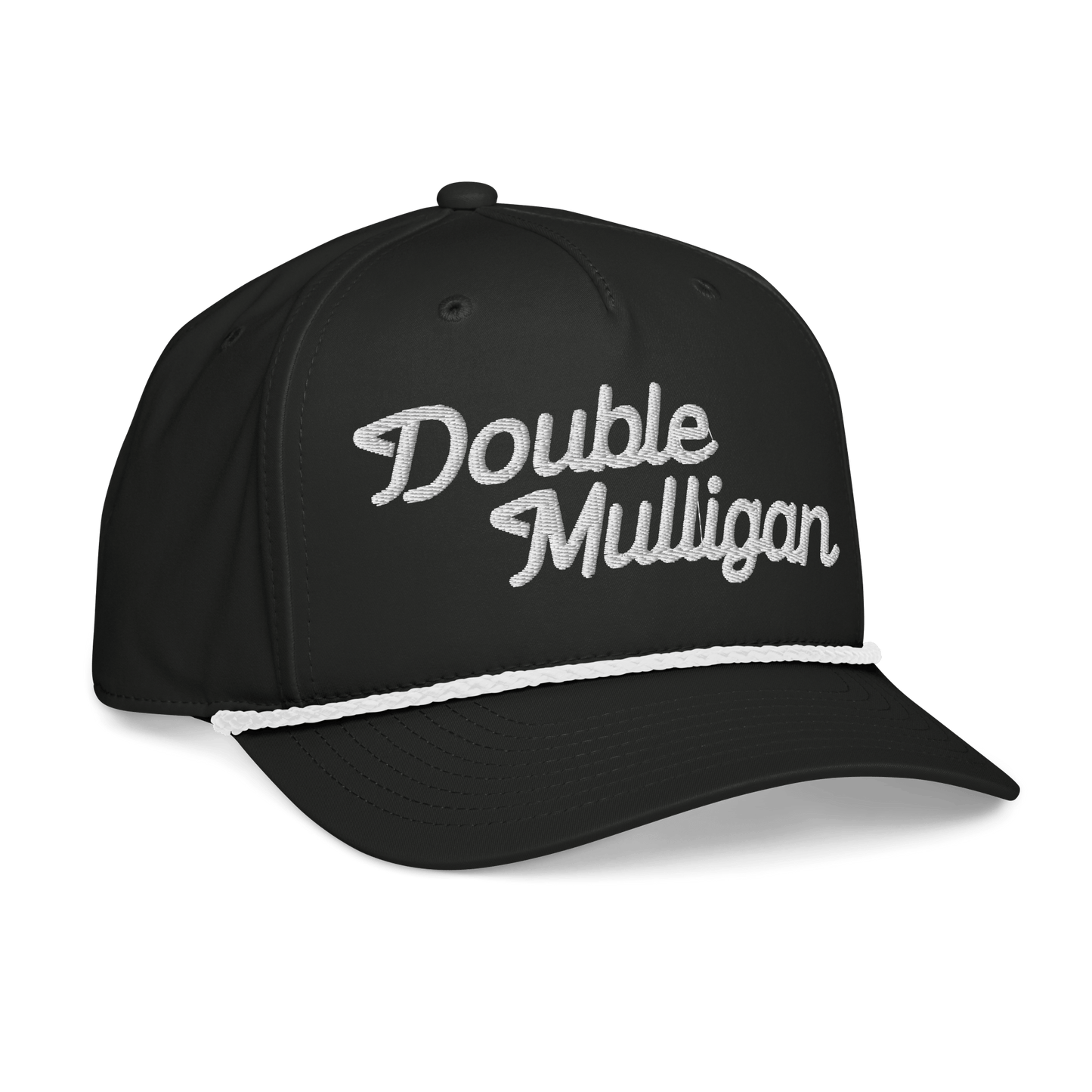 Double Mulli Rope Hat - Black - The Double Mulligan