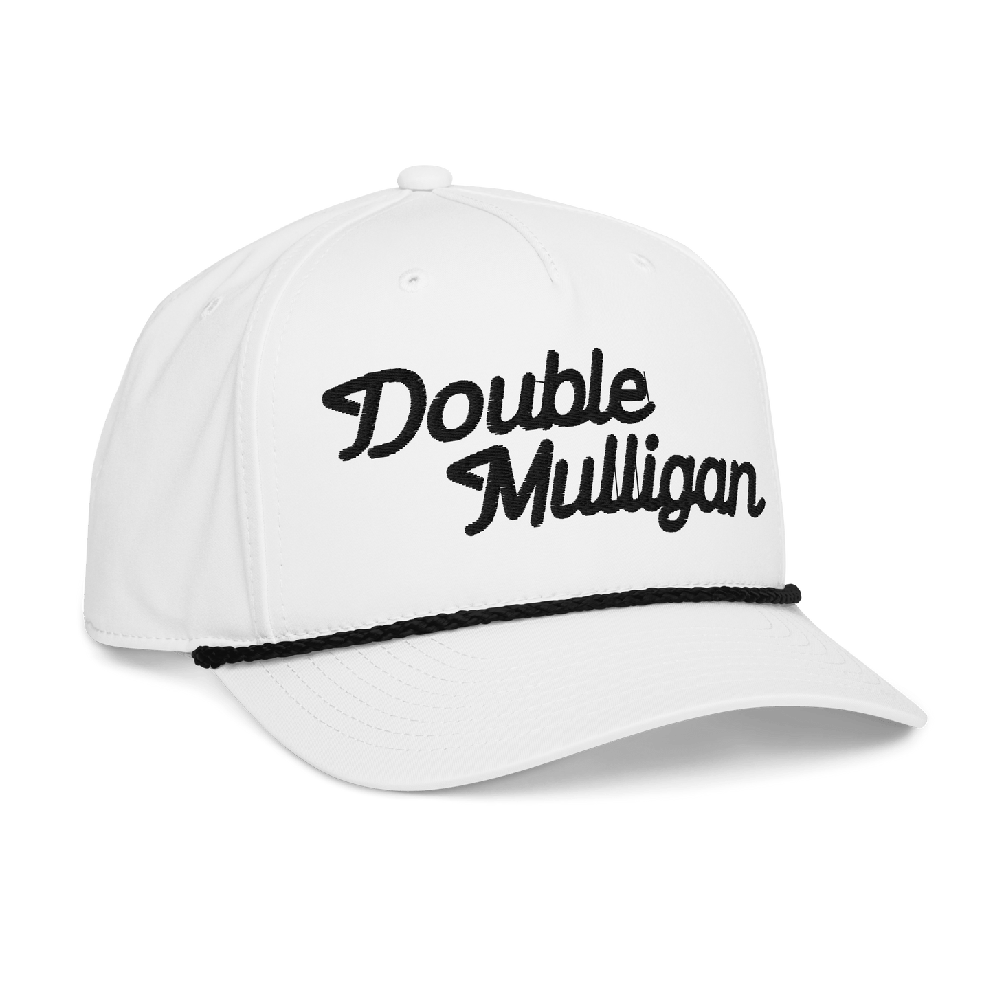 Double Mulli Rope Hat - White - The Double Mulligan