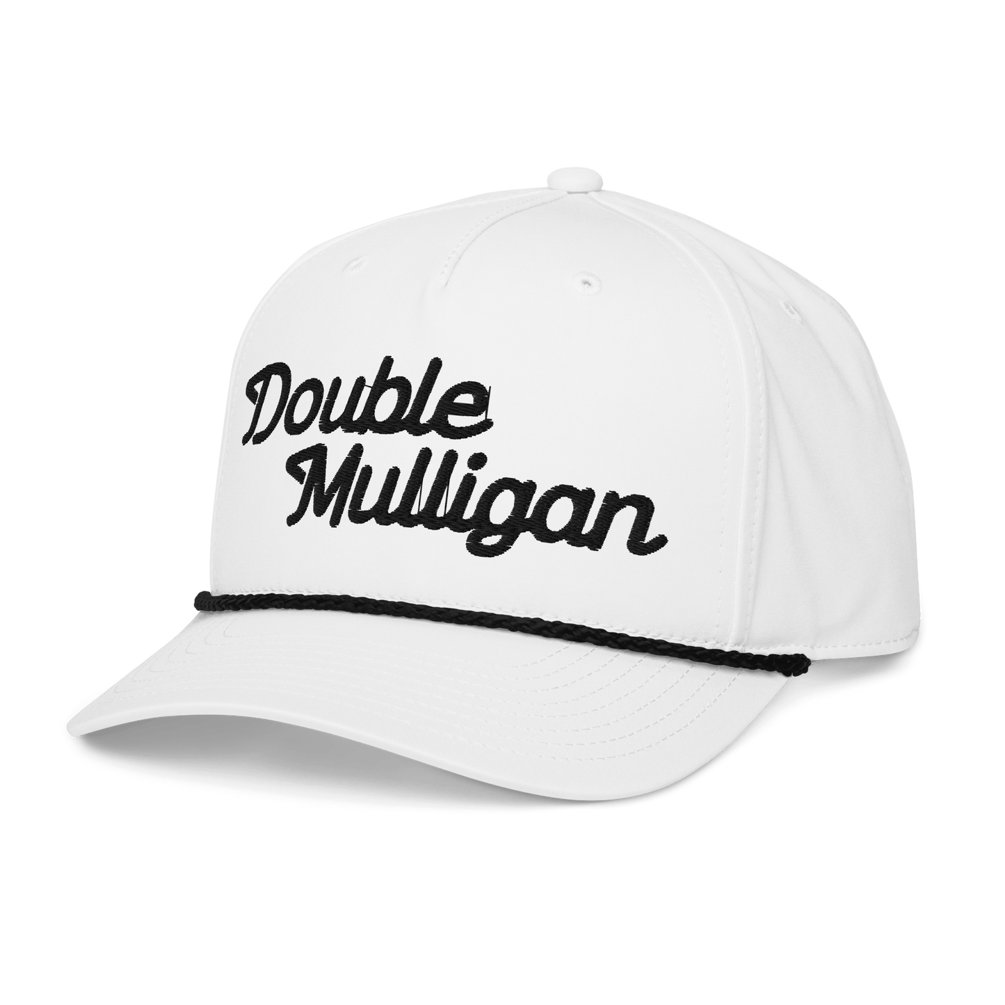 Double Mulli Rope Hat - White - The Double Mulligan