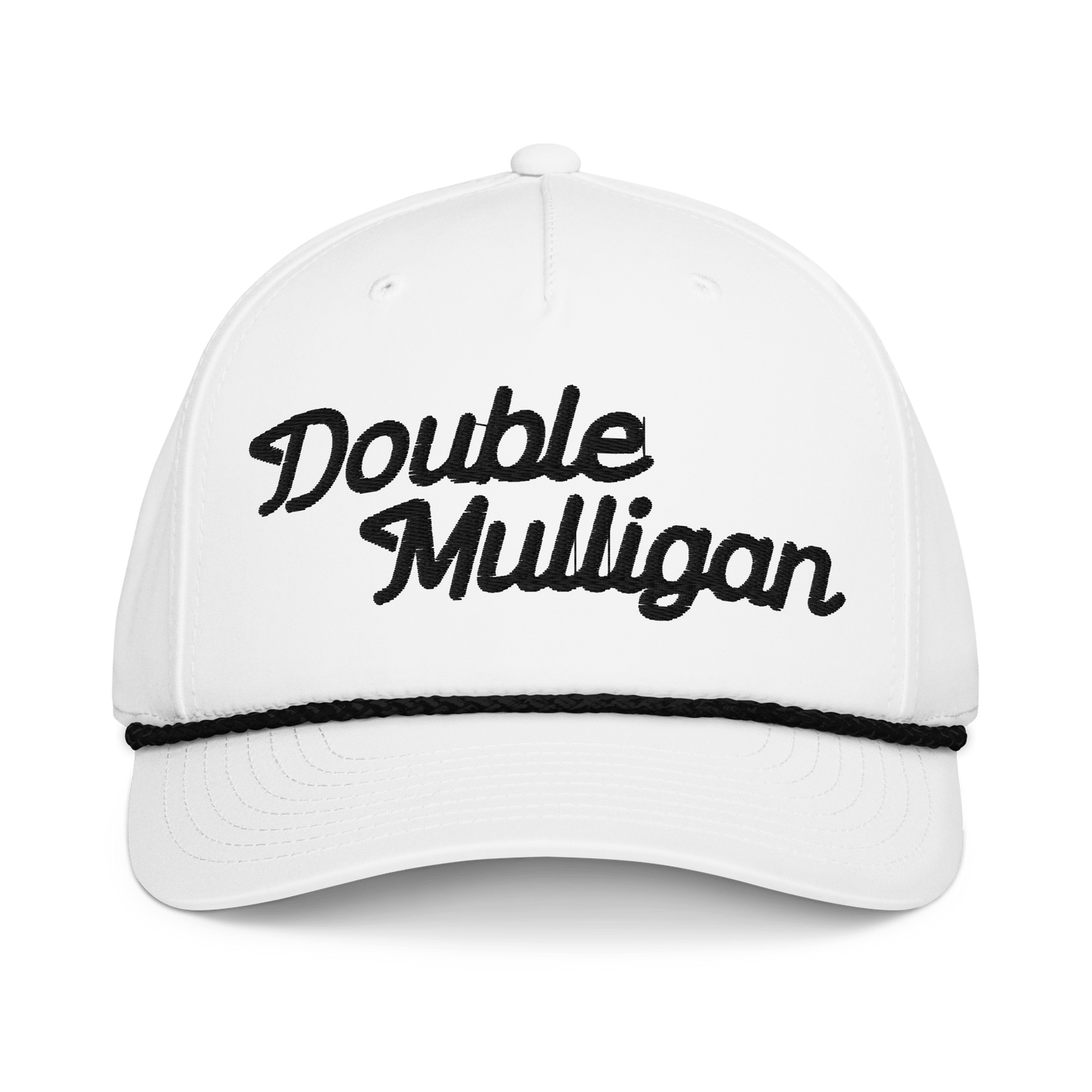 Double Mulli Rope Hat - White - The Double Mulligan