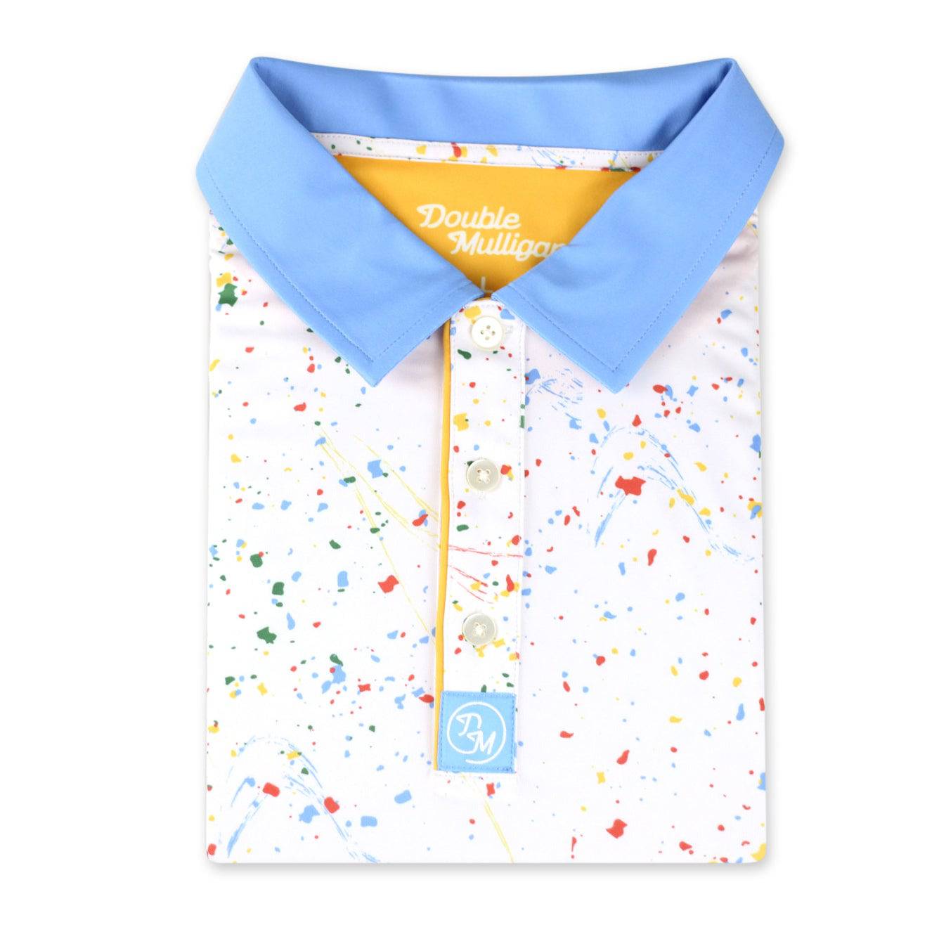 Golf Polo that resembers a Jawbreaker candy