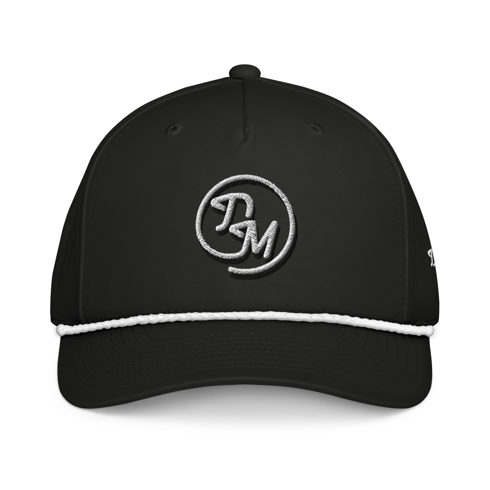 DM Logo Rope Hat - Black - The Double Mulligan