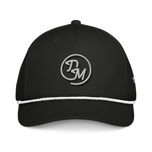 DM Logo Rope Hat - Black - The Double Mulligan