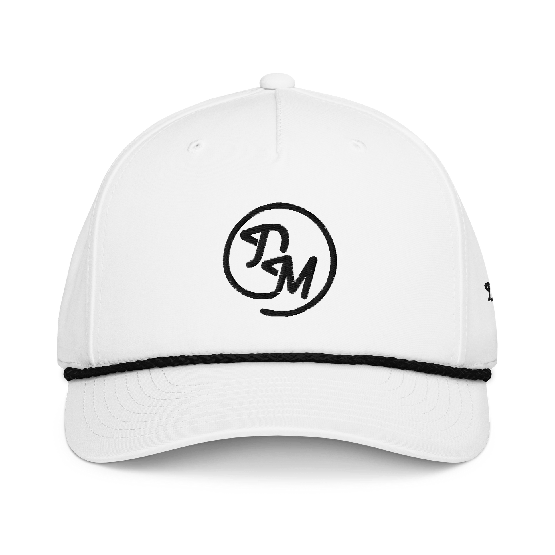 DM Logo Rope Hat - White - The Double Mulligan