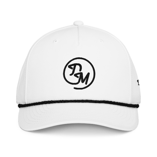 DM Logo Rope Hat - White - The Double Mulligan