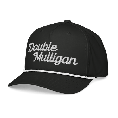 Double Mulli Rope Hat - Black - The Double Mulligan