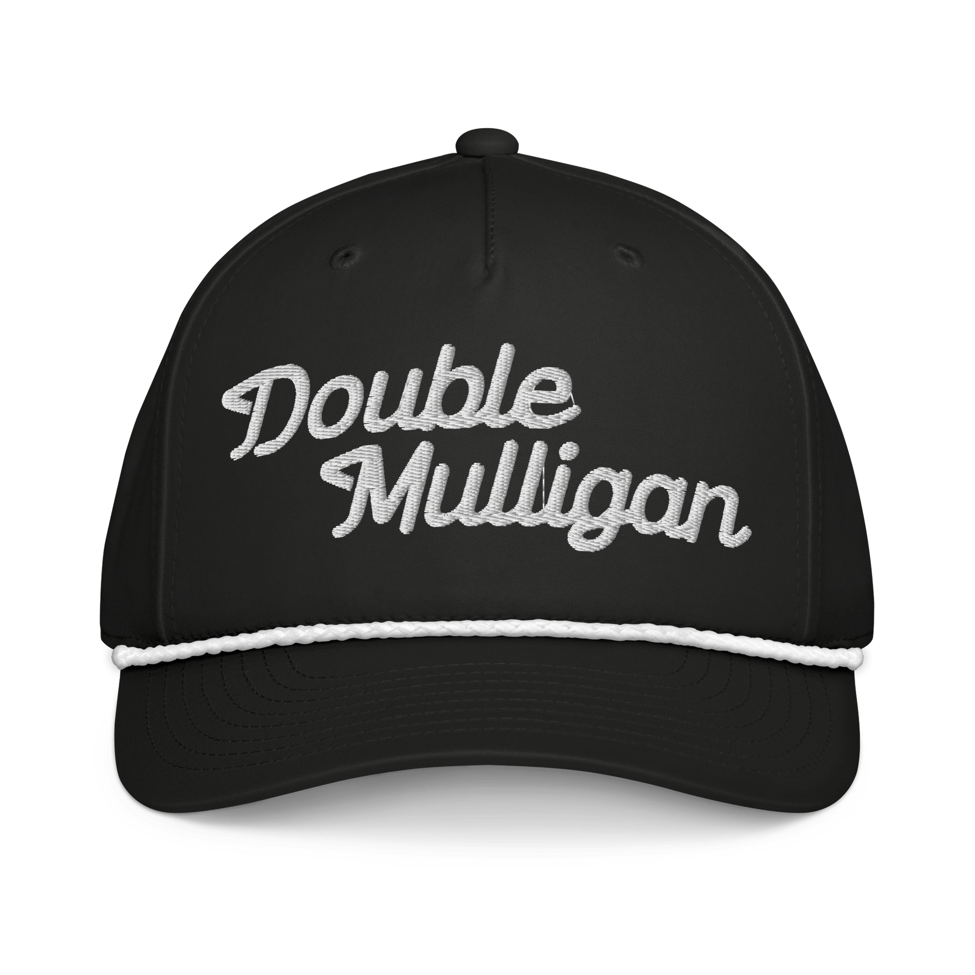 Double Mulli Rope Hat - Black - The Double Mulligan