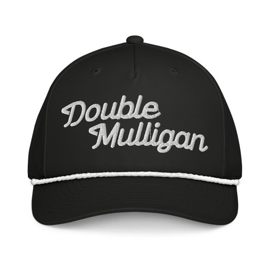 Double Mulli Rope Hat - Black - The Double Mulligan