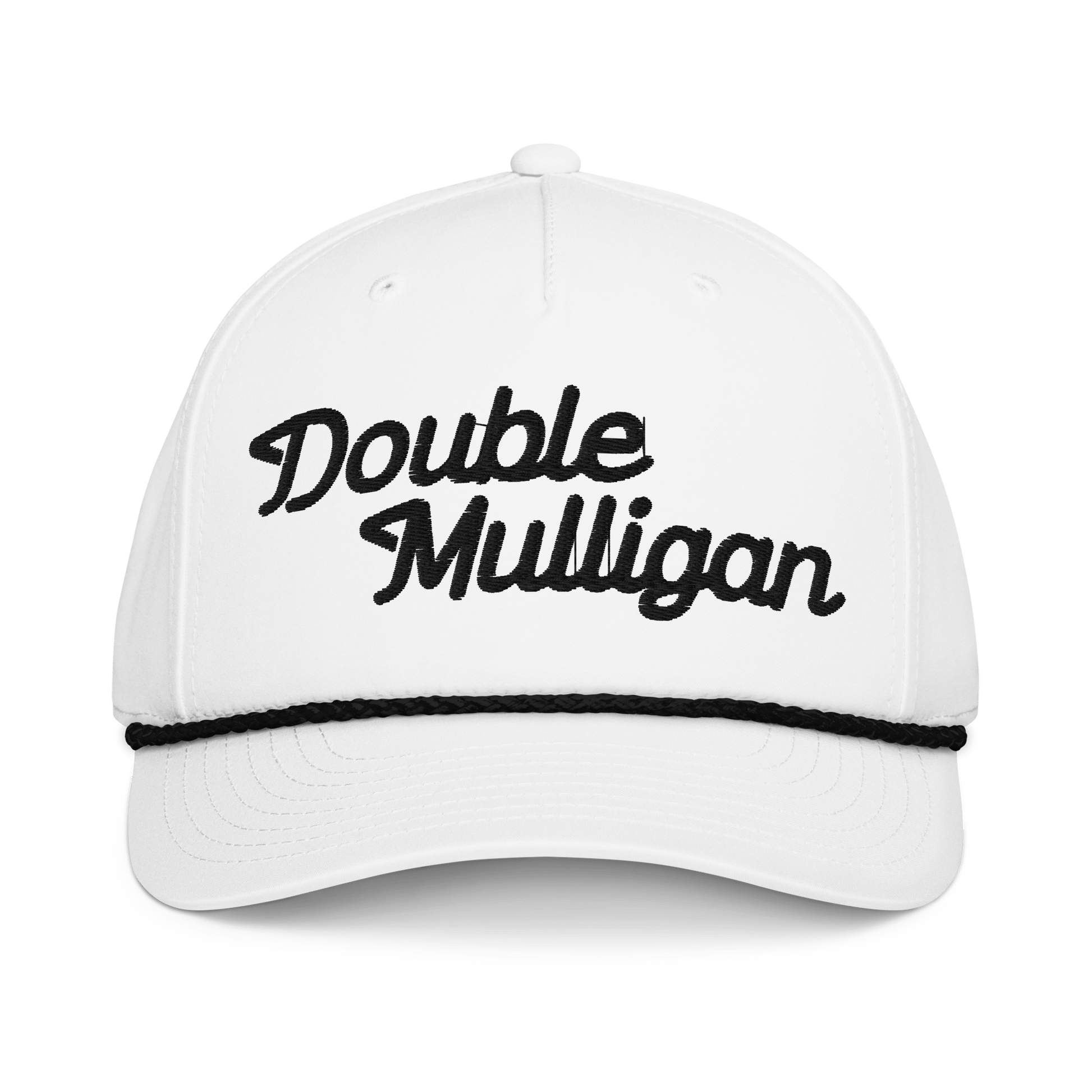Double Mulli Rope Hat - White - The Double Mulligan