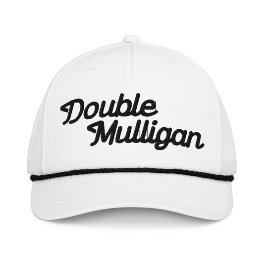 Double Mulli Rope Hat - White - The Double Mulligan